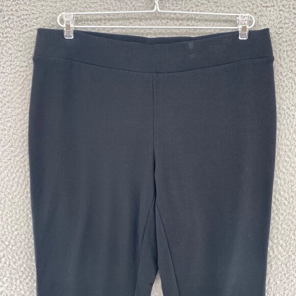 J Jill Pants Womens Small Black Pure Jill Tapered Ankle Stretch Pull On Casual - Picture 2 of 12